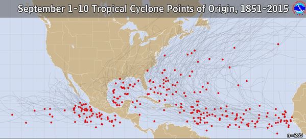 Mid Season Storm Locations